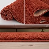 THE RUGS Living Room Rug Shaggy 30 mm 80x300 cm Terra view 5