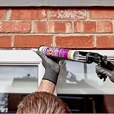 Sika Everbuild Everflex 335 Premium Silicone Sealant White 295ml Low Modulus view 3