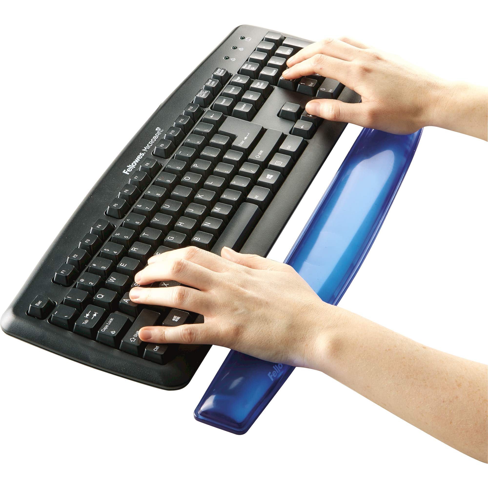 Fellowes Gel Crystals Wrist Rest, Blue (91137) Buy Online in UAE