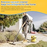 KEEPOW 6 Pack KFI 357 Vacuum Bags for Kärcher WD Series Fleece Filters view 6