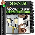 GearIT 12/3 12 AWG Portable Power Cable (100 Feet - 3 Conductor) SJOOW 300V 12 Gauge Electric Wire for Motor Leads, Portable Lights, Battery Charger, Stage Lights and Machinery -100ft Electrical Cord
