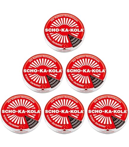 Amazon.com : Scho-ka-kola Energy chocolate - MILK - 10 pack