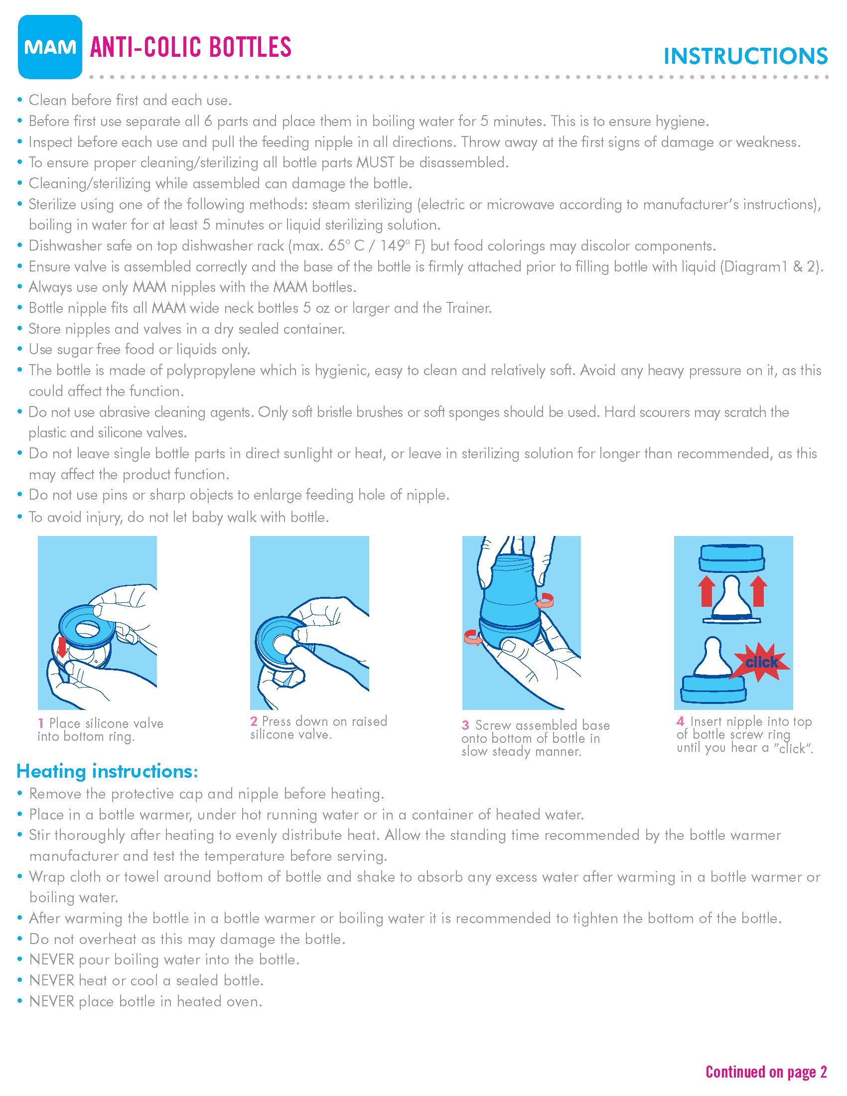 MAMGiftSetBestPacifiersandBabyBottlesforNewbornBreastfed