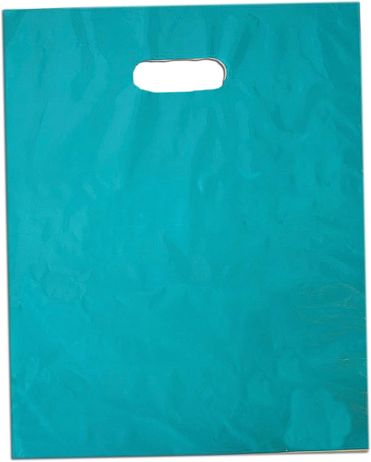 Download 50 12x15 Glossy Teal Blue Plastic Merchandise Bags w/Handles: Amazon.ca: generic