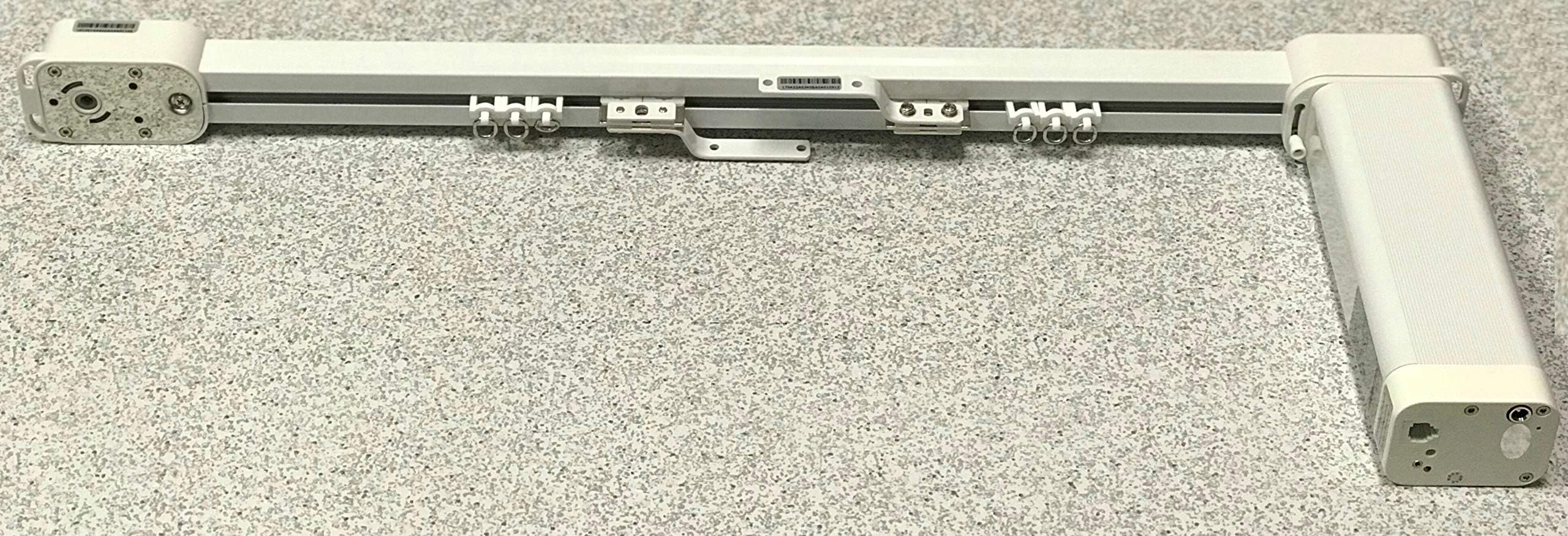 Electric Remote Controlled Drapery System W/5' Track CL-920A by Curtain Call (Center Open with Ceiling Brackets)