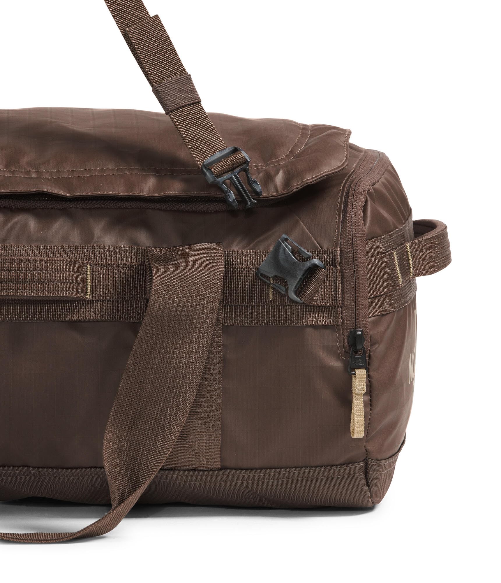 THE NORTH FACE Base Camp Voyager Duffel—42L - PFAS Free, Smokey Brown/Khaki Stone, One Size