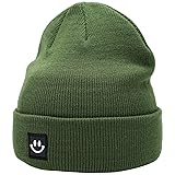 55cube Olive Green Beanie Hat