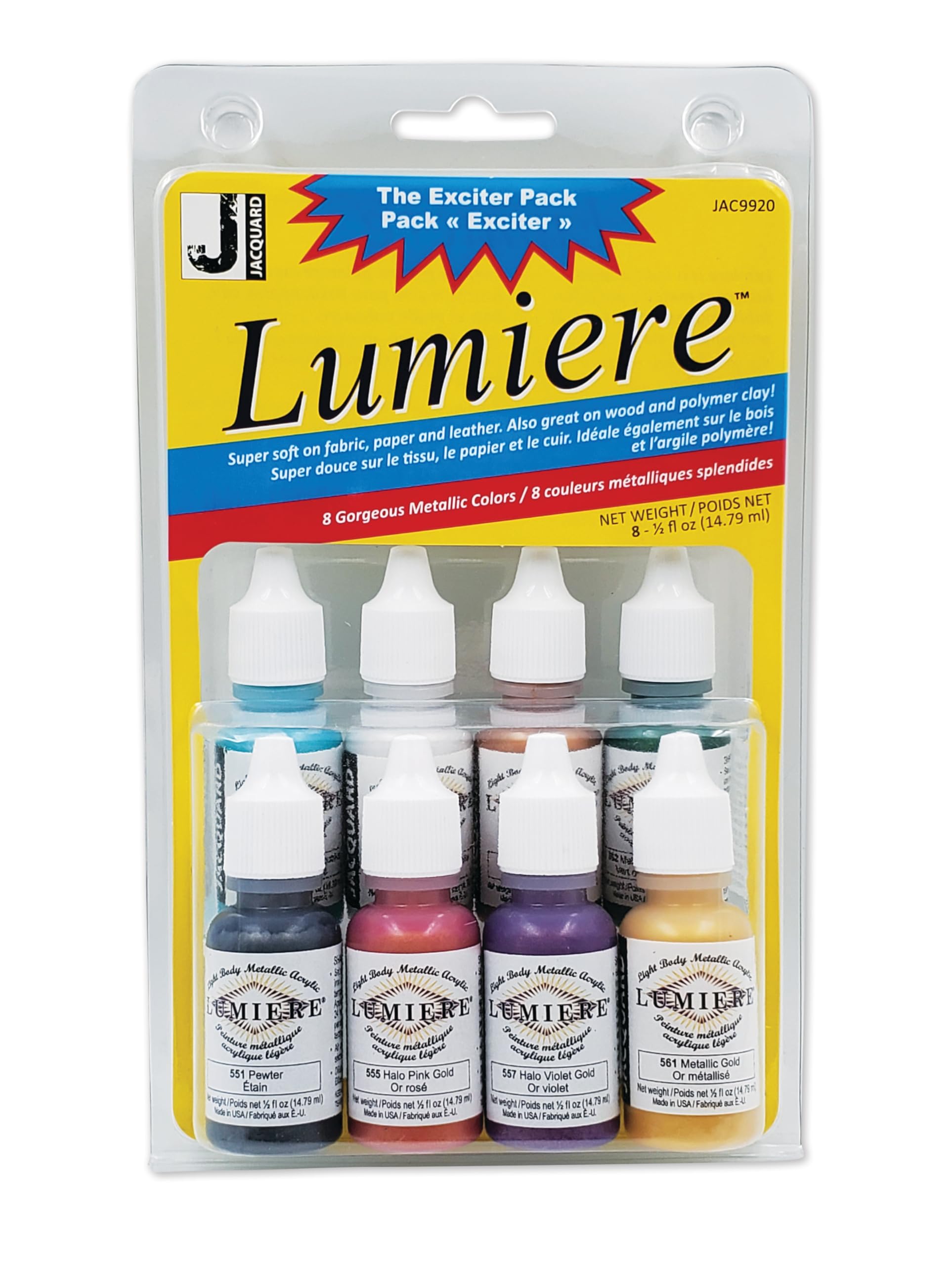Jacquard Lumiere 8 Color Mini Exciter Pack