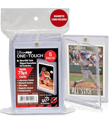 Amazon.com : 1 (One) 100pt Ultra Pro One-Touch Magnet Card Holder