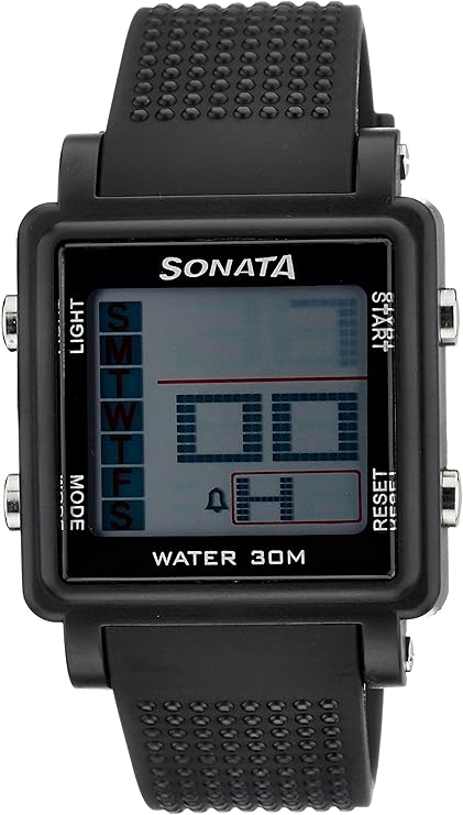 sonata super fibre digital watch