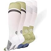 Gripjoy Compression Socks with Grips, 15-20mmHg, Support & Stability for Circulation, Travel, Pregnancy, Nurses
