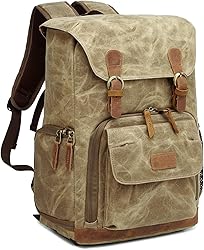UBAYMAX Camera Backpack, DSLR SLR Waterproof Canvas