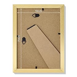 Vittanly 5x7 Picture Frame, Display Pictures 4x6