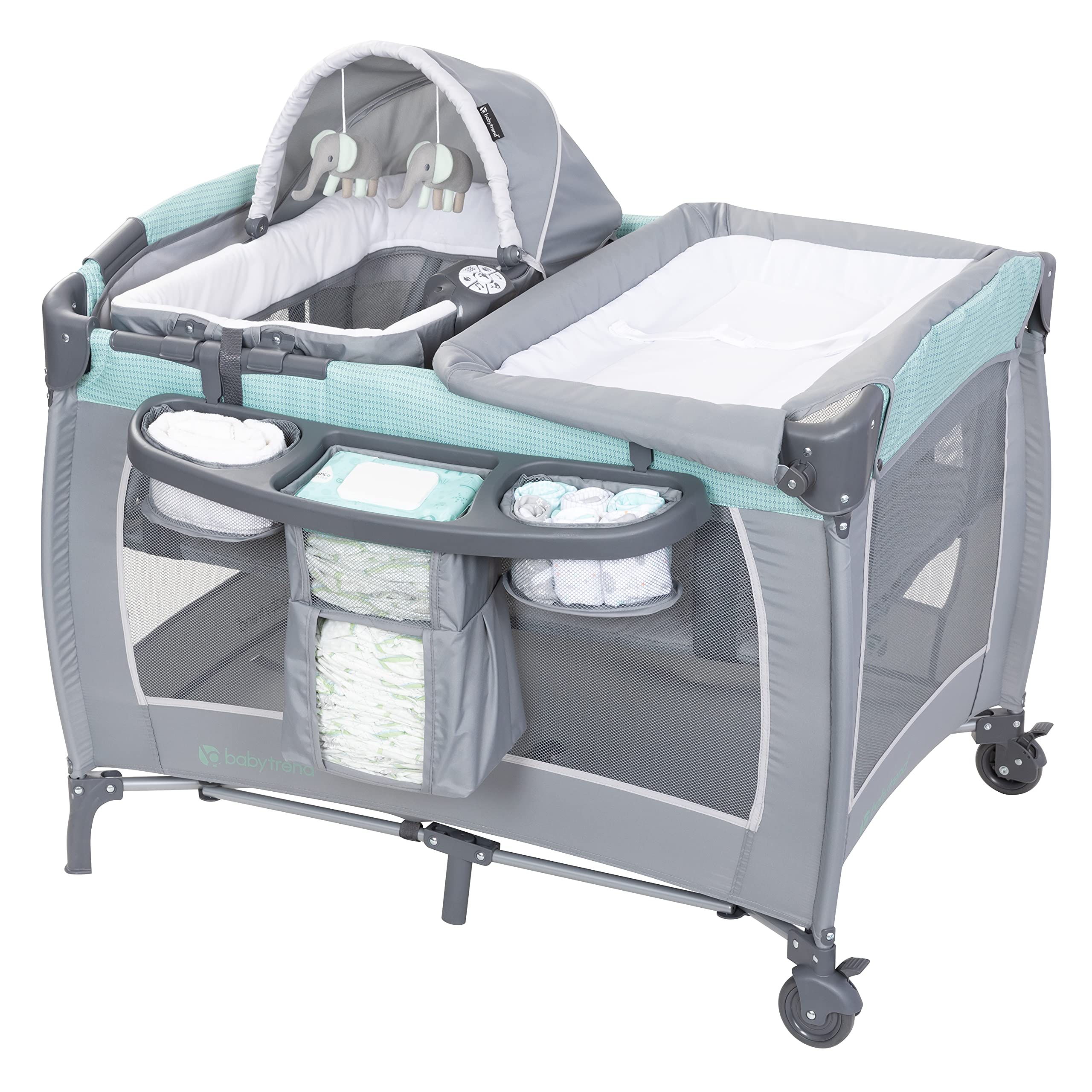 Photo 1 of Baby Trend Lil' Snooze Deluxe III, Cozy Mint