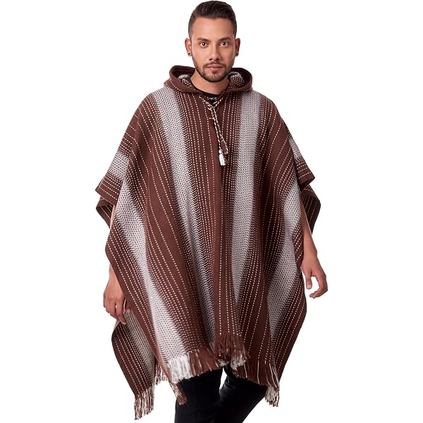 Mañanita Artesanal Poncho Capa Lana Afelpada Mexicana