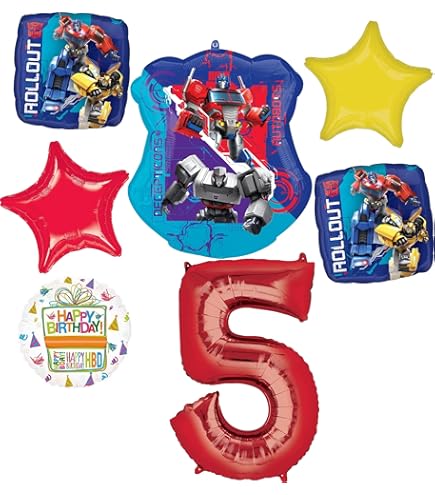 In Stock] Transformers Aluminum Foil Balloon Set 18 Inch Ball Bumblebee Optimus Prime Birthday Party Robot Balloon Christmas Gift I3196758577 - Foto 2