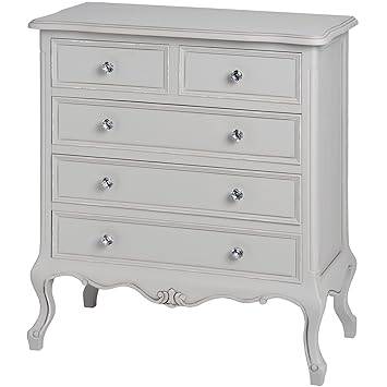 Style A Room Shabby Chic Grey French Antique 5 Drawer Dresser