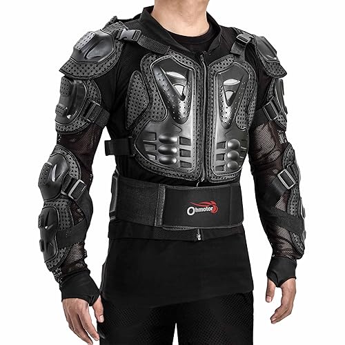 OHMOTOR Motorbike Protective Armour Chest Back Spine Armor