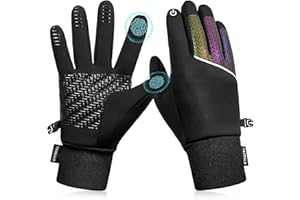 Trodalo Kids Winter Warm Gloves for Boys Girls Touchscreen Anti-Slip Cold Weather Kids Cycling Gloves for Outdoor Sports