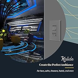 TOPGREENER Kalide 0-10V Dimmer Light Switch, LED