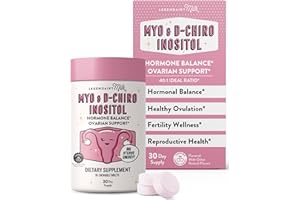 Legendairy Milk Pure Inositol Chewable Tablets - Myo-Inositol & D-Chiro Supplement for Hormonal Balance & Fertility Support - Ideal 40:1 Ratio - 30 Day Supply