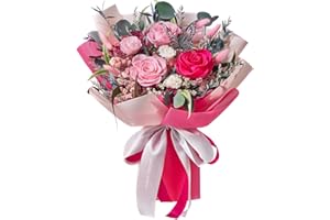 Polylove Flowers for Delivery Prime Forever Flowers Bouquet Preserved Roses Bouquet Flower Gift for Women Wife Mother Day Gra