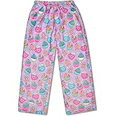 iscream Big Girls Silky Soft Plush Fun Print Fleece Pants - Joyous Holiday Collection