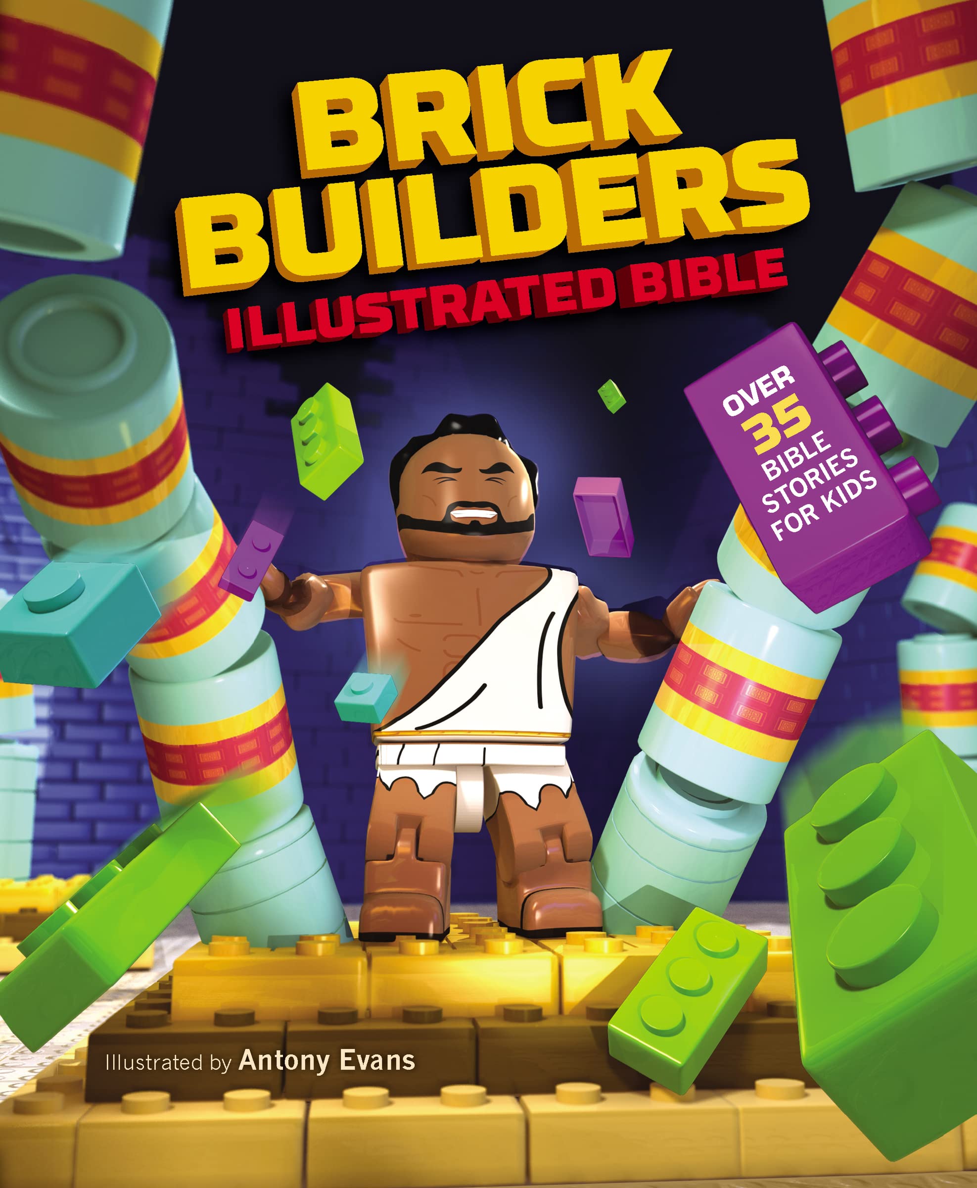 Brick Builder's Illustrated Bible: Over 35 Bible Stories For Kids:  Zondervan, Evans, Antony: 9780310754374: Amazon.com: Books