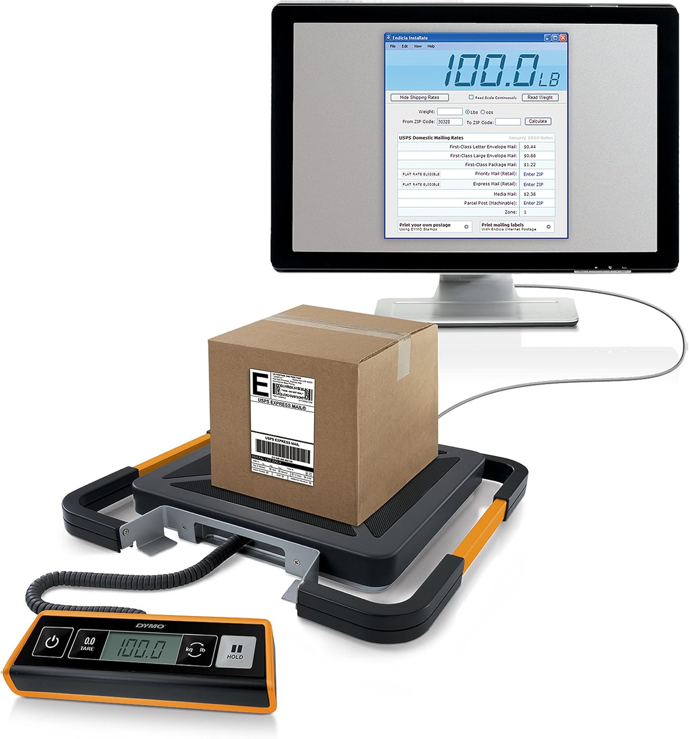 DYMO Digital Shipping Scale, 400-pound (1776113) : Postal Scales : Office Products