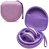 Kids Headphones Case Compatible with JoySpark/iClever BTH22 BTH12 HS19 / Candy Bila/MIDOLA MD-B01 / noot Products/EarFun/IMYB Foldable Kid Headphone for School, Purple (Case Only)