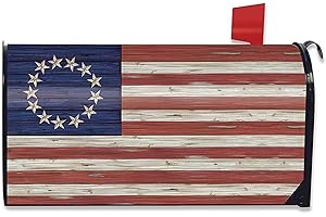Briarwood Lane Everyday Mailbox Cover - Standard Size - Betsy Ross Flag Patriotic Mailbox Cover