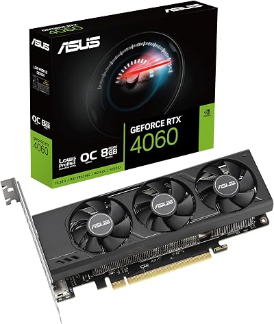 ASUS GeForce RTX 4060 LP BRK OC 8GB GDDR6 Gaming Card DLSS 3