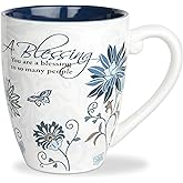Pavilion Gift Company Blessing Ceramic Mug, 17-Ounce, Mark My Words,Multicolored