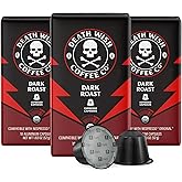Death Wish Coffee, Capsules Compatible with Nespresso Original Machines, Dark Roast