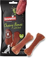 Rosewood Rosewood Duck Chewy Bones Medium 2pc 80g Grain Free Dog Treats