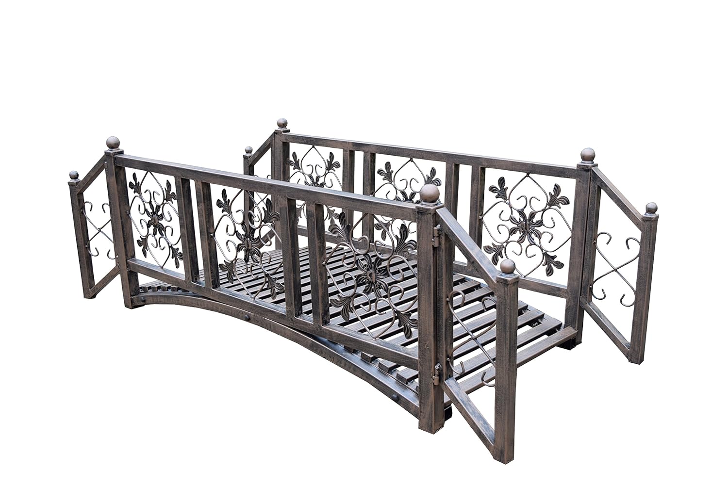 Garden Bridge Antique Bronze Vintage Metal Landscape Decorative