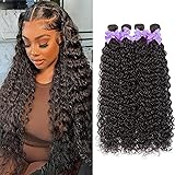 10A Water Wave Bundles Human Hair 18 20 22 24 Inch