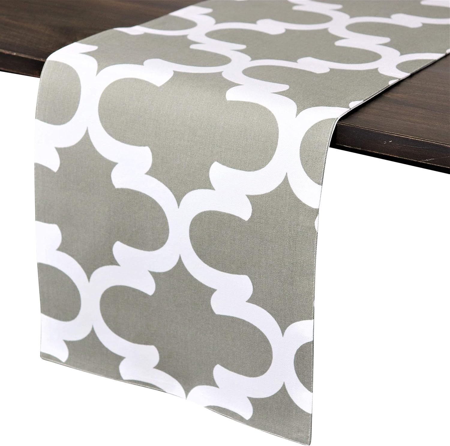 Best table runner 12 inches gray