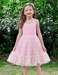Arshiner Little Girls Tutu Dress Pink Tulle