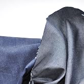 Indigo 5OZ. 100% Cotton Denim Chambray Fabric 56" Wide by Yard Deep Col