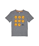 adidas Boys' Big Short Sleeve Cotton Baseball