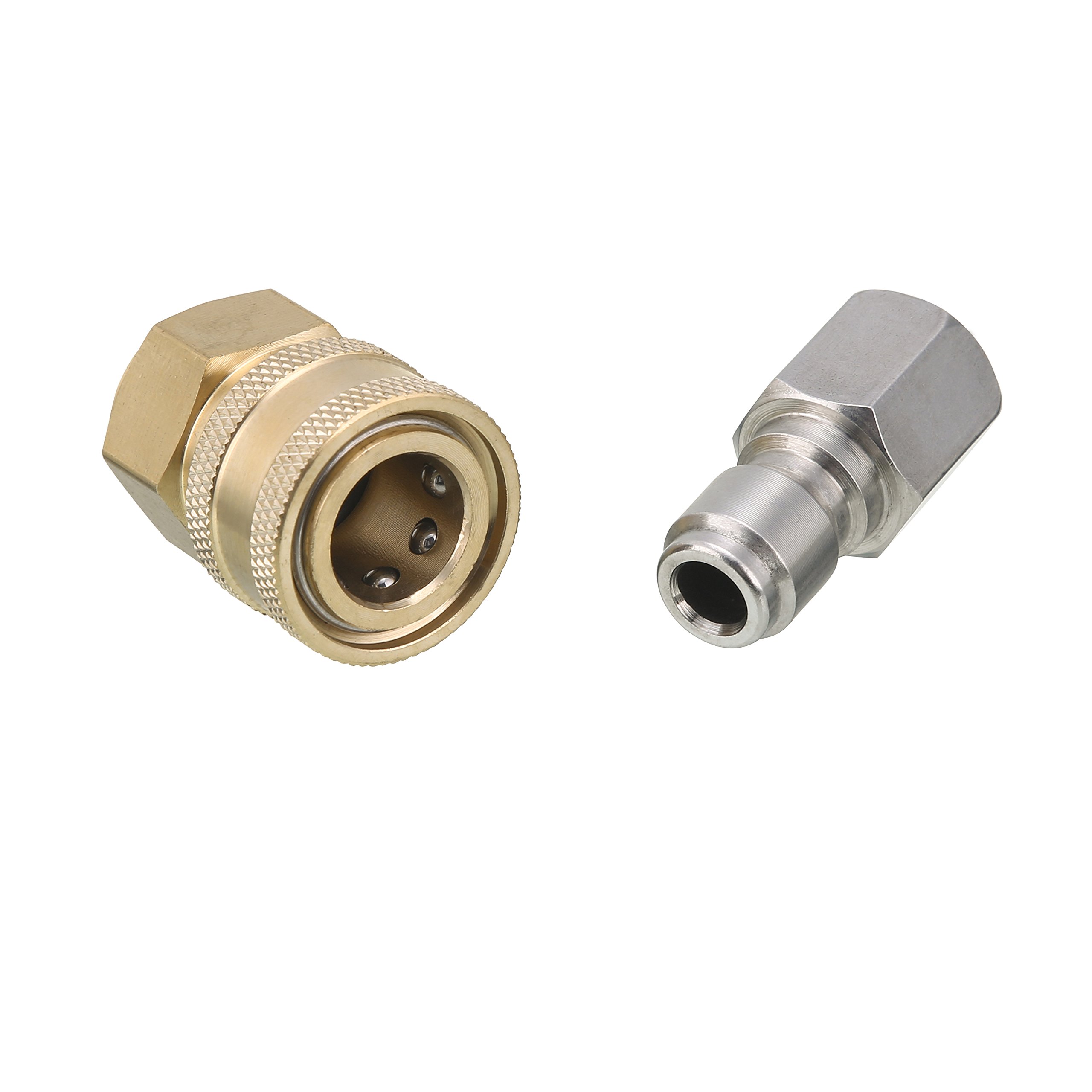 Tool Daily Pressure Washer Adapter Set, 3/8" Brass