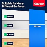 GAUDER Wide Masking Tape 48 mm x 50 m Blue Painter Tape for Edges view 3