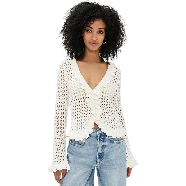 トップス and wander Covered Rip Cardigan3 and wander】covered rip cardigan | AT EASE