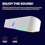Trust Gaming GXT 619W Thorne PC Soundbar 12W RGB USB Powered White view 2
