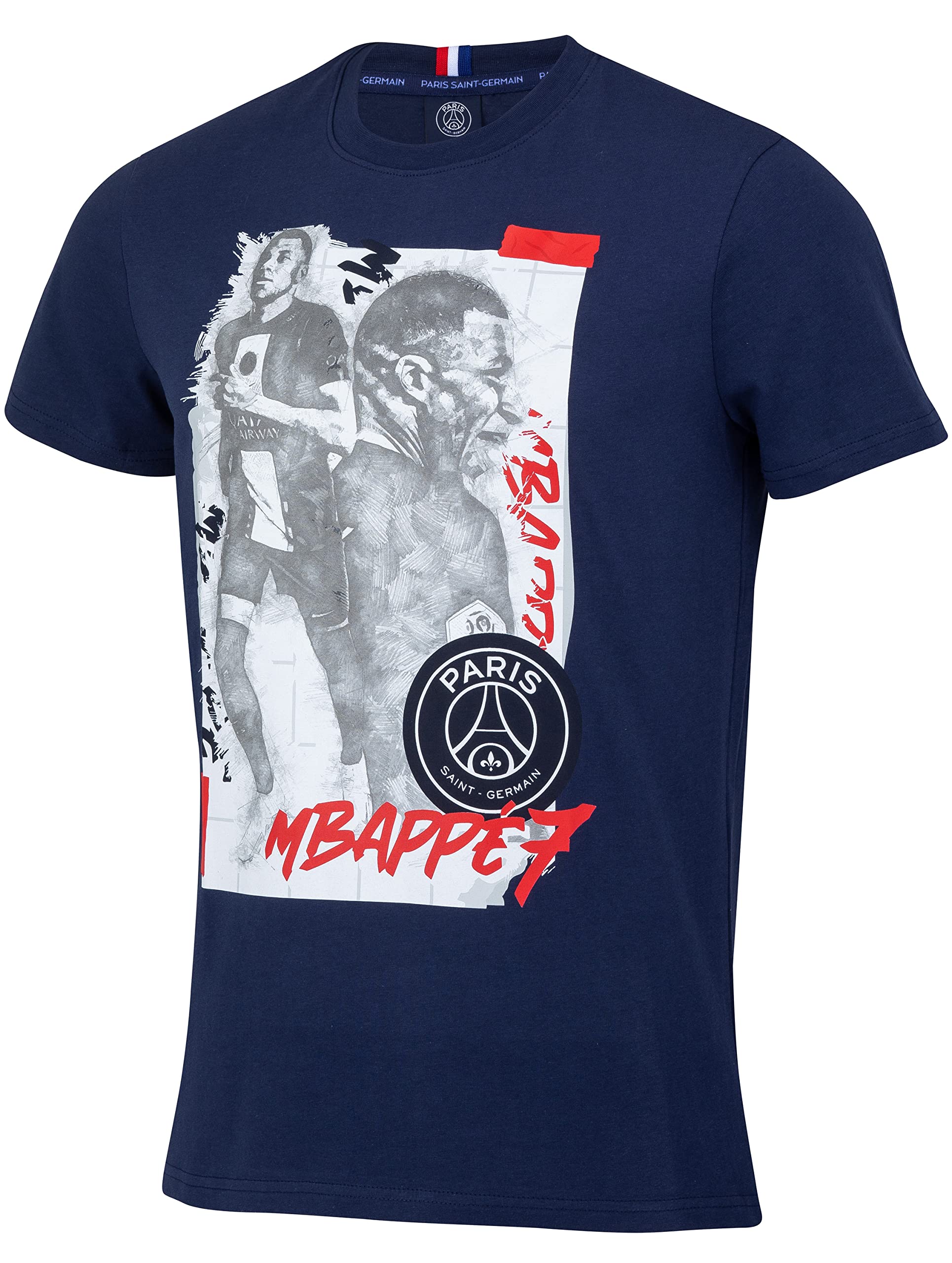 PARIS SAINT-GERMAIN PSG Kylian Mbappé T-Shirt – Official Collection Men's Size