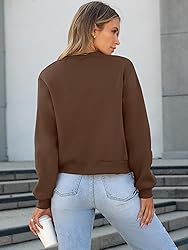 ANRABESS Women Cropped Bomber Jacket 2025 Fashion
