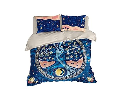 Amazon Com Tree Of Life Bedding Set Queen Duvet Cover Or