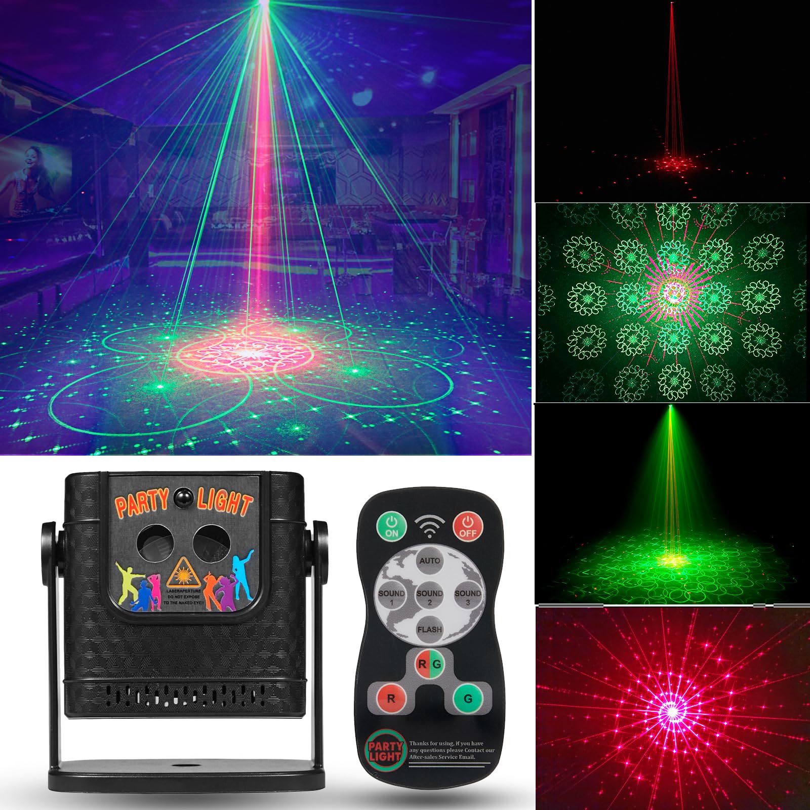 Mini Laser Light Patterns Projector, Party Lights