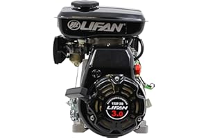Lifan LF152F-3Q 3 HP 97.7cc 4-Stroke OHV Industrial Grade Gas Engine with 18mm Keyway Shaft, Recoil Start and Universal Mount